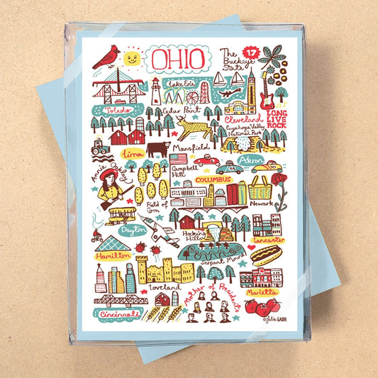 Ohio Landmarks Boxed Cards