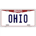 State of Ohio License Plate 12x6