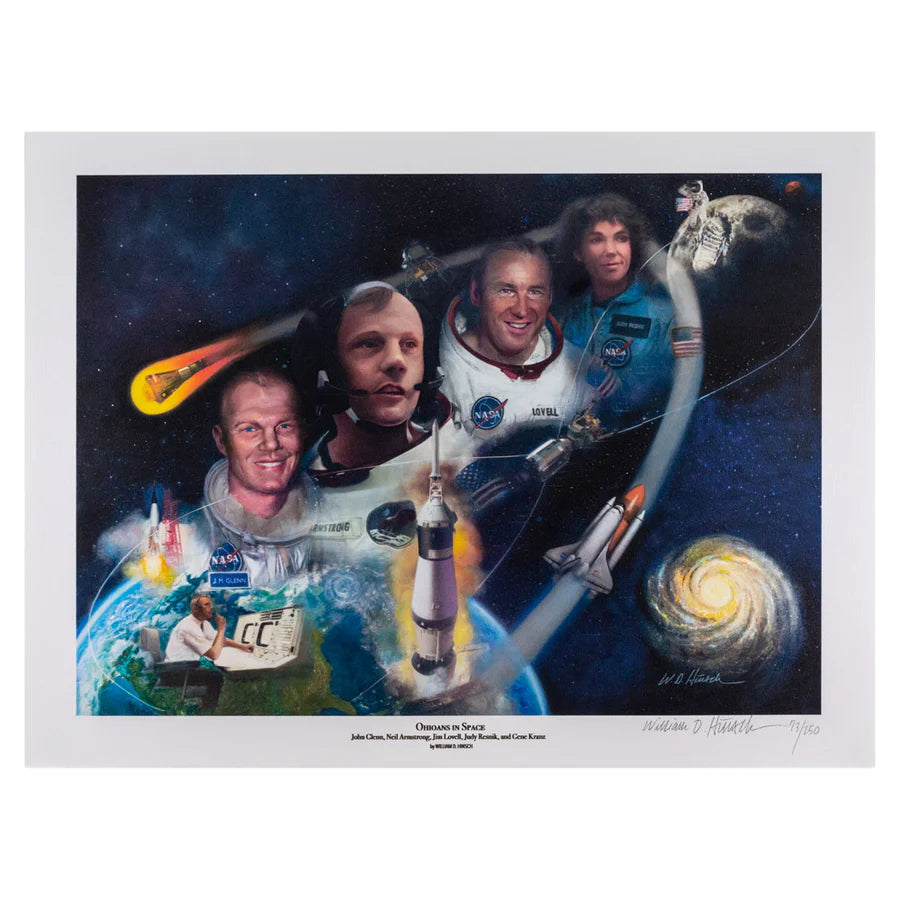 Ohioans in Space Giclée Print Signed by William Hinsch