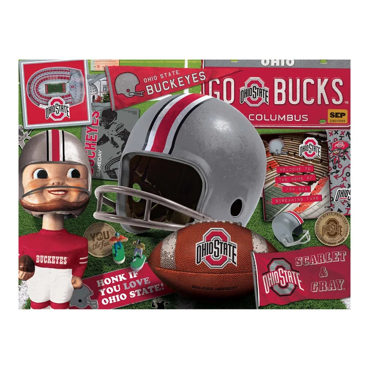 OSU Buckeyes Retro Puzzle