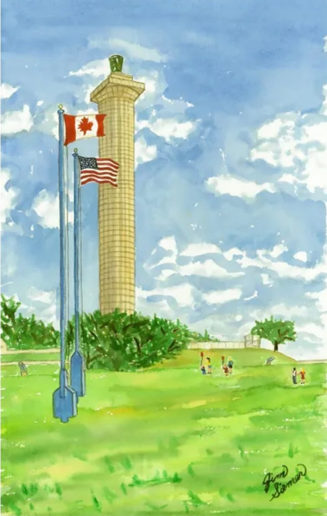 Perry's Monument 8x10 Print by Jim Siemer