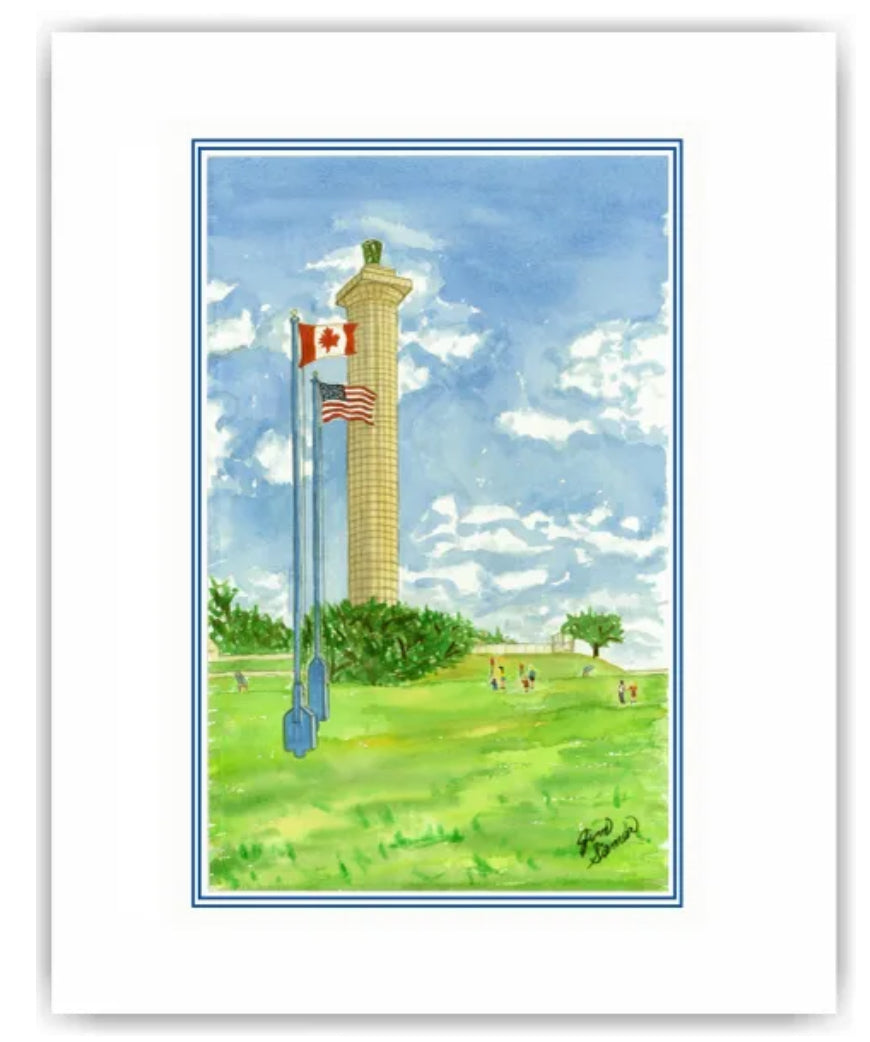 Perry's Monument 8x10 Print by Jim Siemer