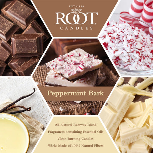 ROOT 3-Wick Peppermint Bark Honeycomb Candle