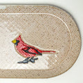 10" Handmade Cardinal Platter