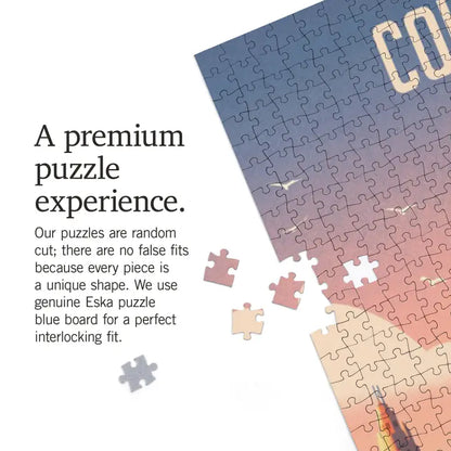 Columbus Skyline Lithograph 1000 piece Puzzle