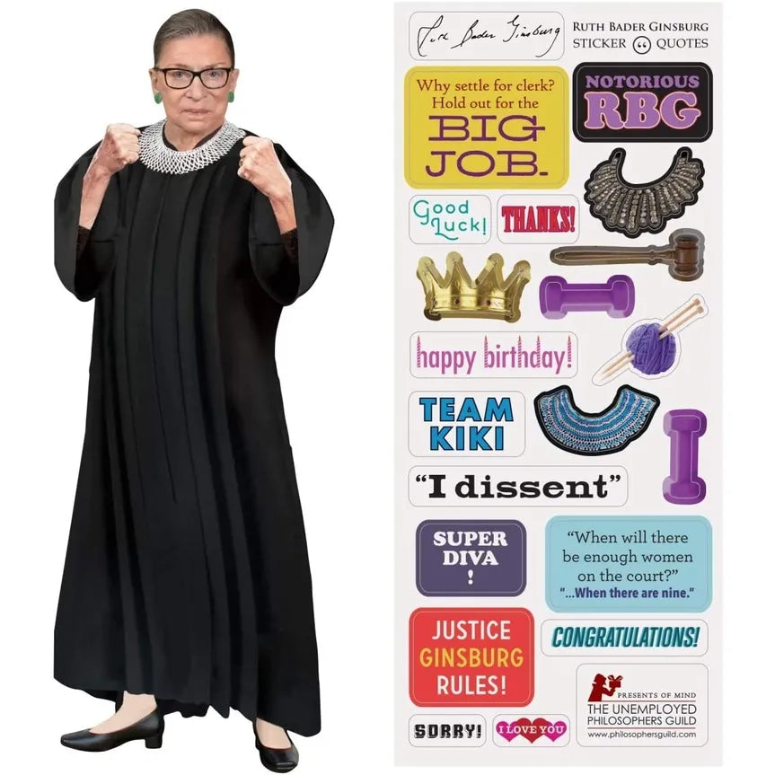 RBG Card & Sticker Set Ruth Bader Ginsburg