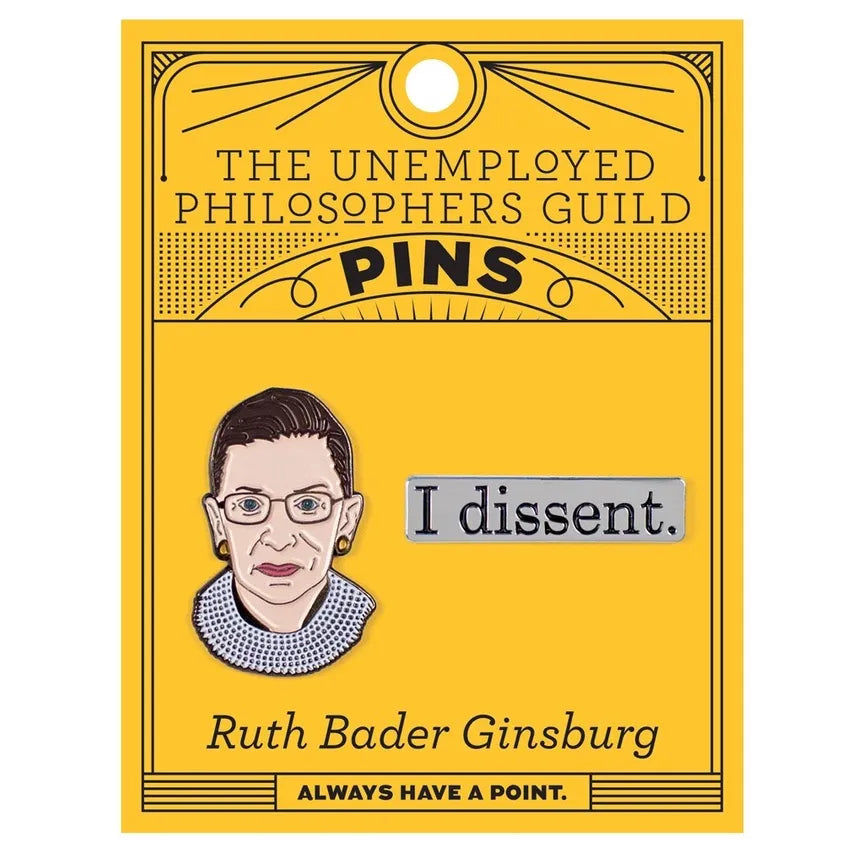 RBG I Dissent Pin Set Ruth Bader Ginsburg