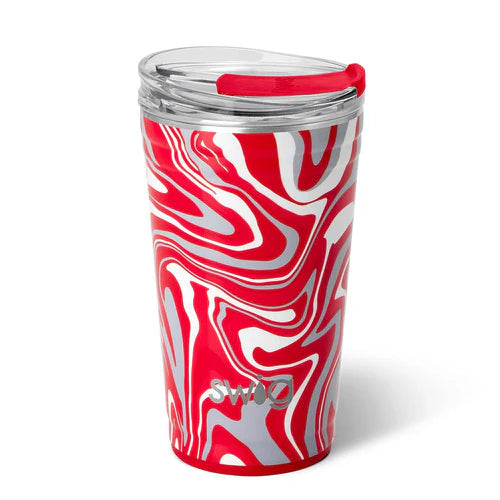 24 oz Scarlet & Grey Party Cup