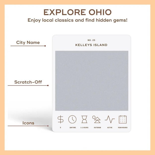 Ohio Adventure Bucket List Experience Cards