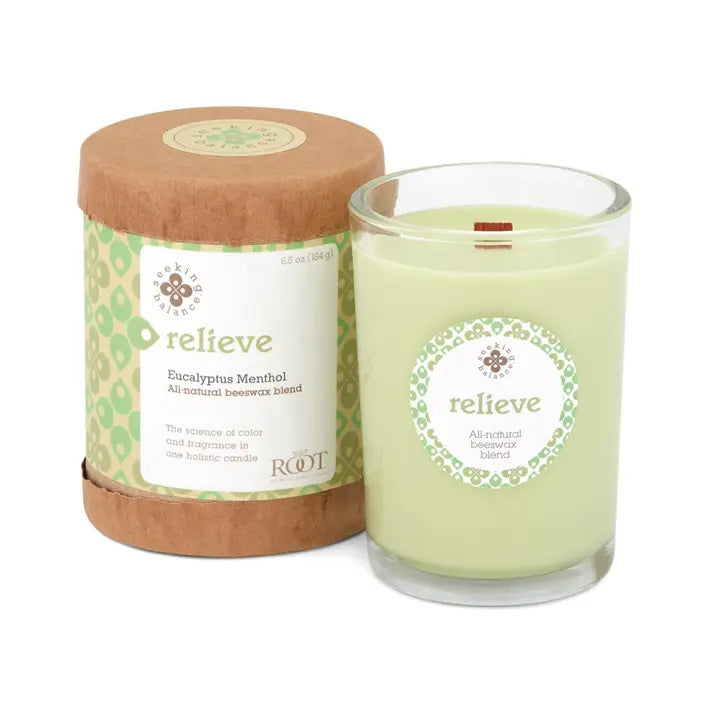 Root Relieve Eucalyptus Menthol Spa Candle