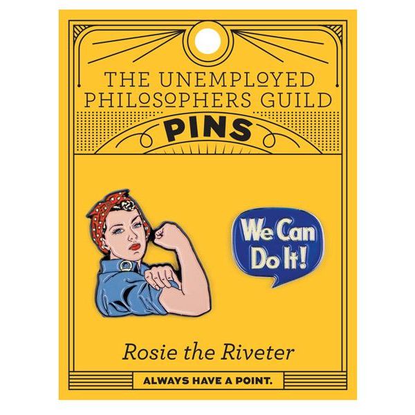 Rosie the Riveter We Can Do It Pin Set