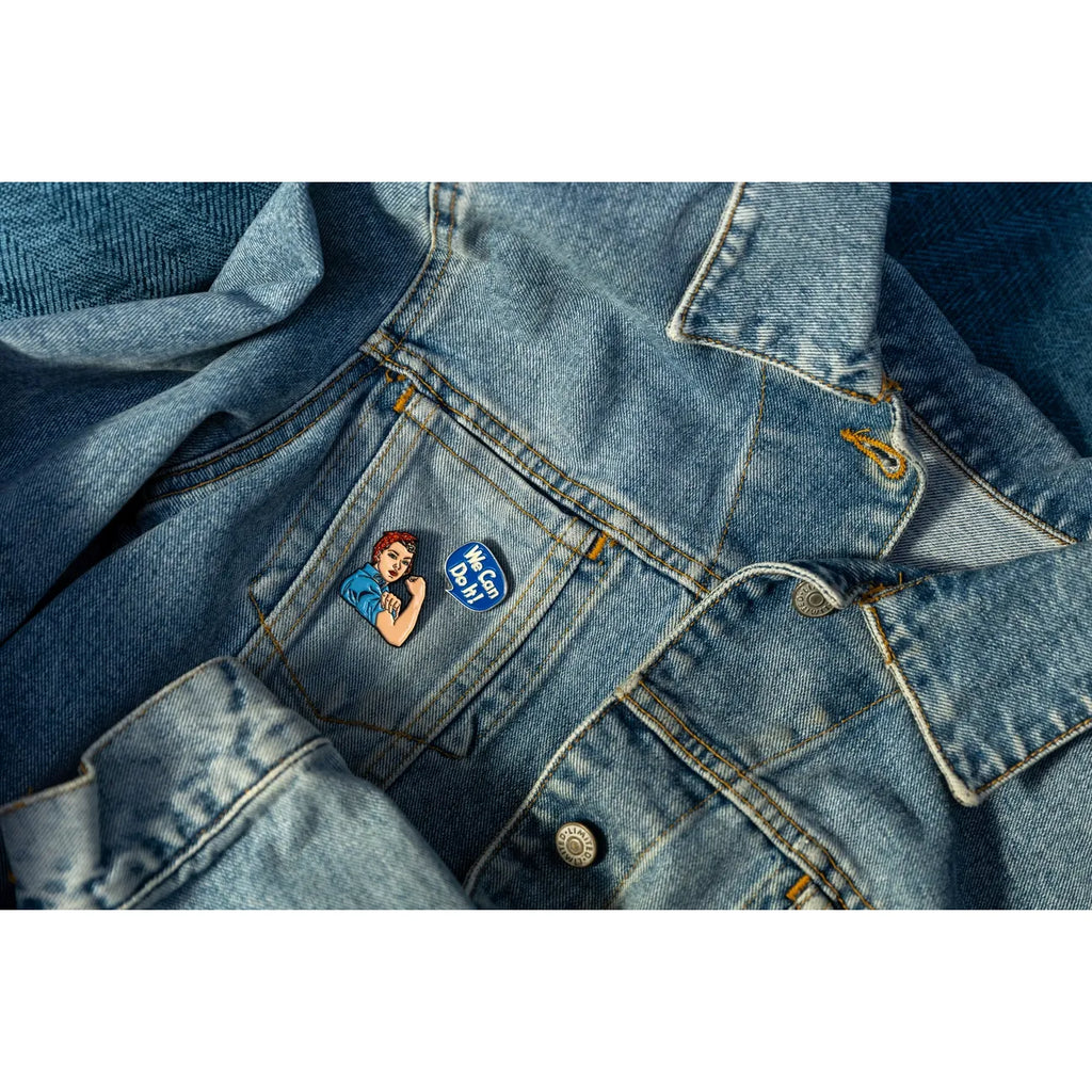 Rosie the Riveter We Can Do It Pin Set