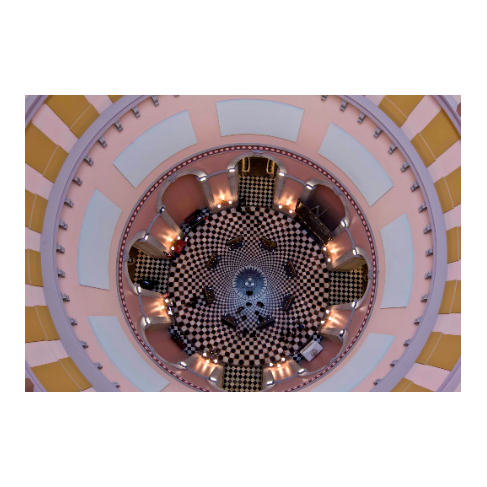 Rotunda Bird's Eye View Framed Photograph