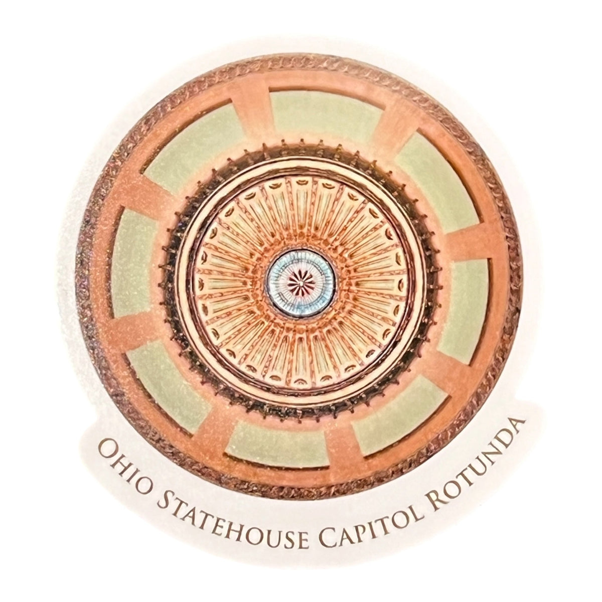 Ohio Statehouse Capitol Rotunda Sticker