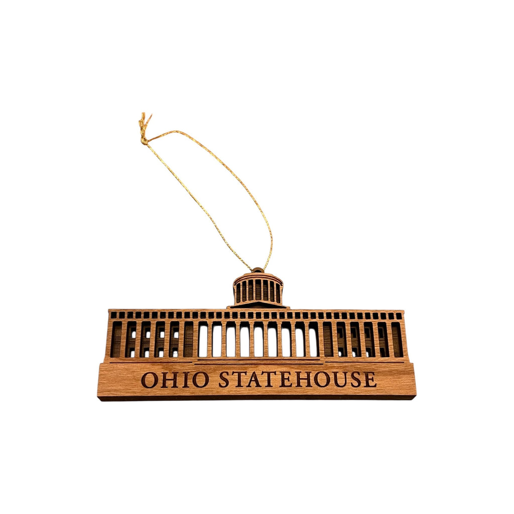 Statehouse Wooden Cutout Ornament in Box