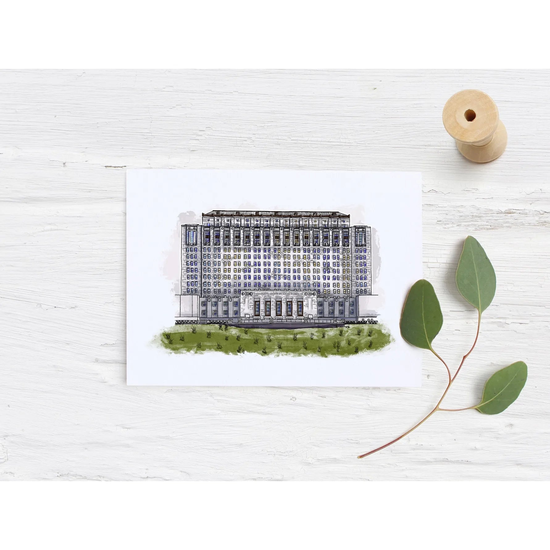 Supreme Court of Ohio Card by Local Artist