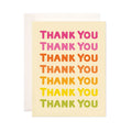 Ombre Thank You Card