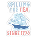 Spilling the Tea Sticker