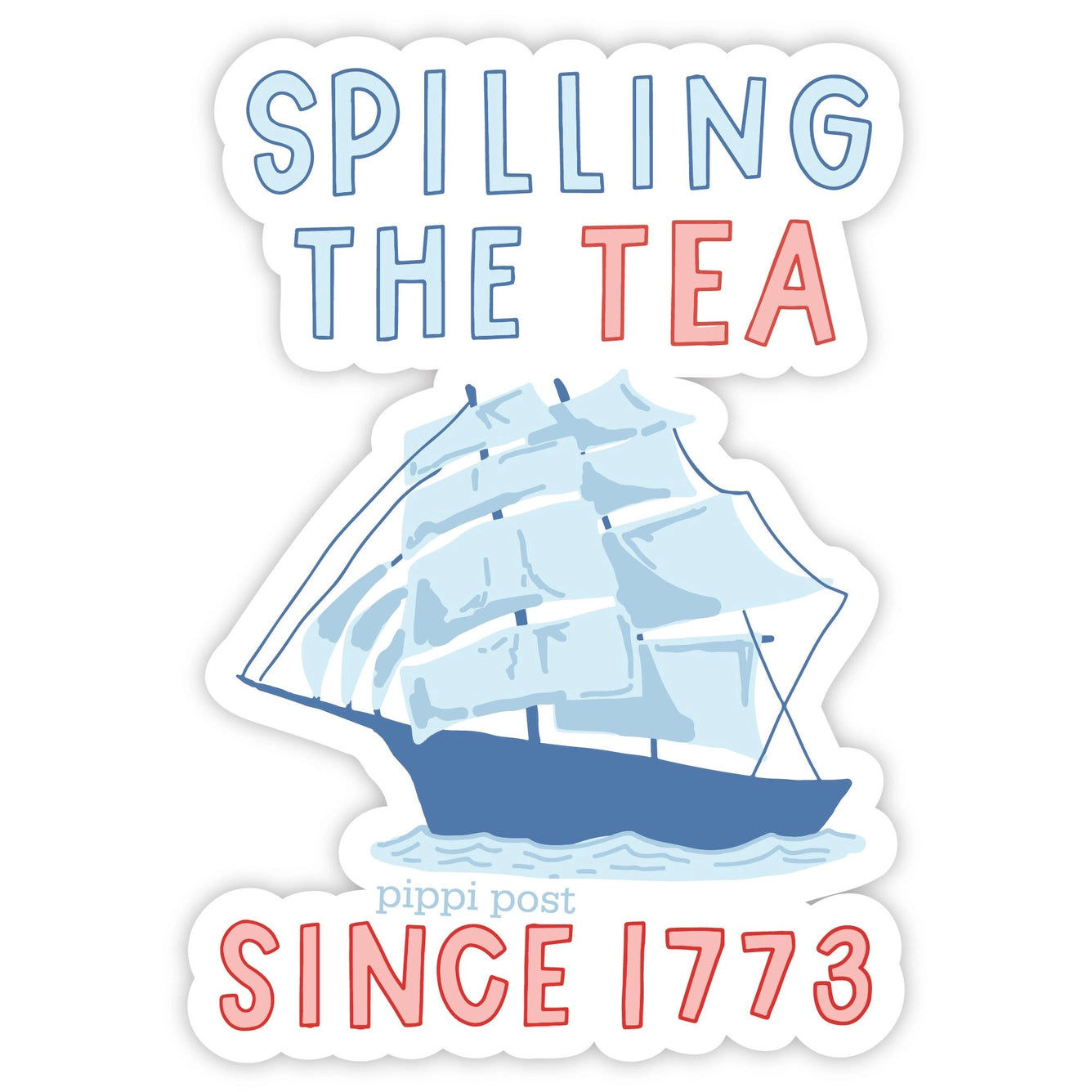 Spilling the Tea Sticker
