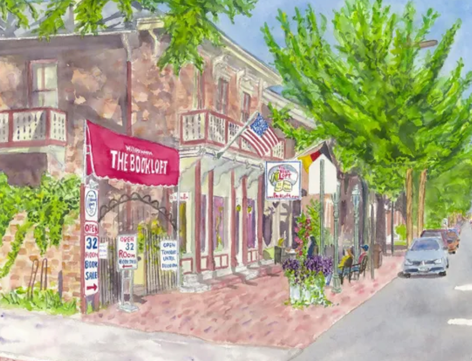 The Book Loft 5x7 Print by Jim Siemer