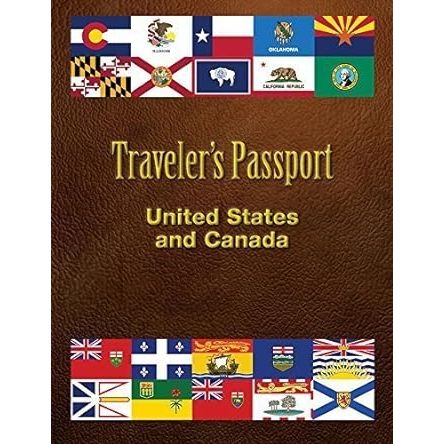 Traveler's Passport Stamp Book
