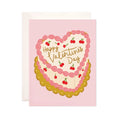 Happy Valentine's Day Cake Card