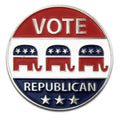 Vote Republican Lapel Pin
