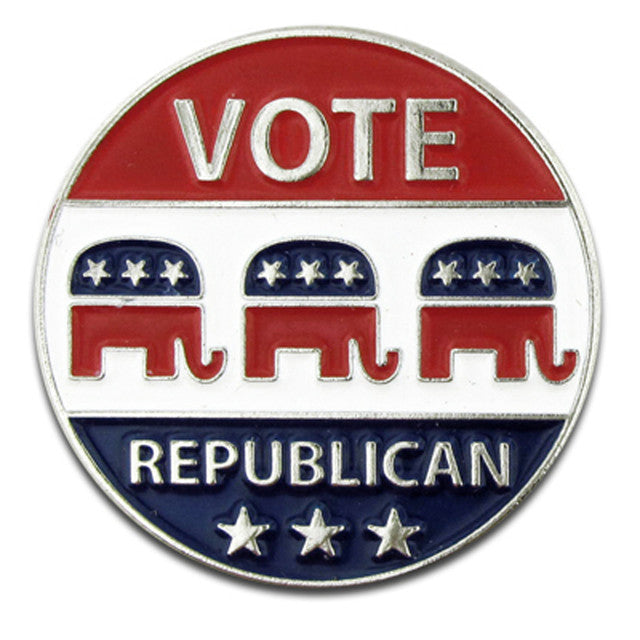Vote Republican Lapel Pin