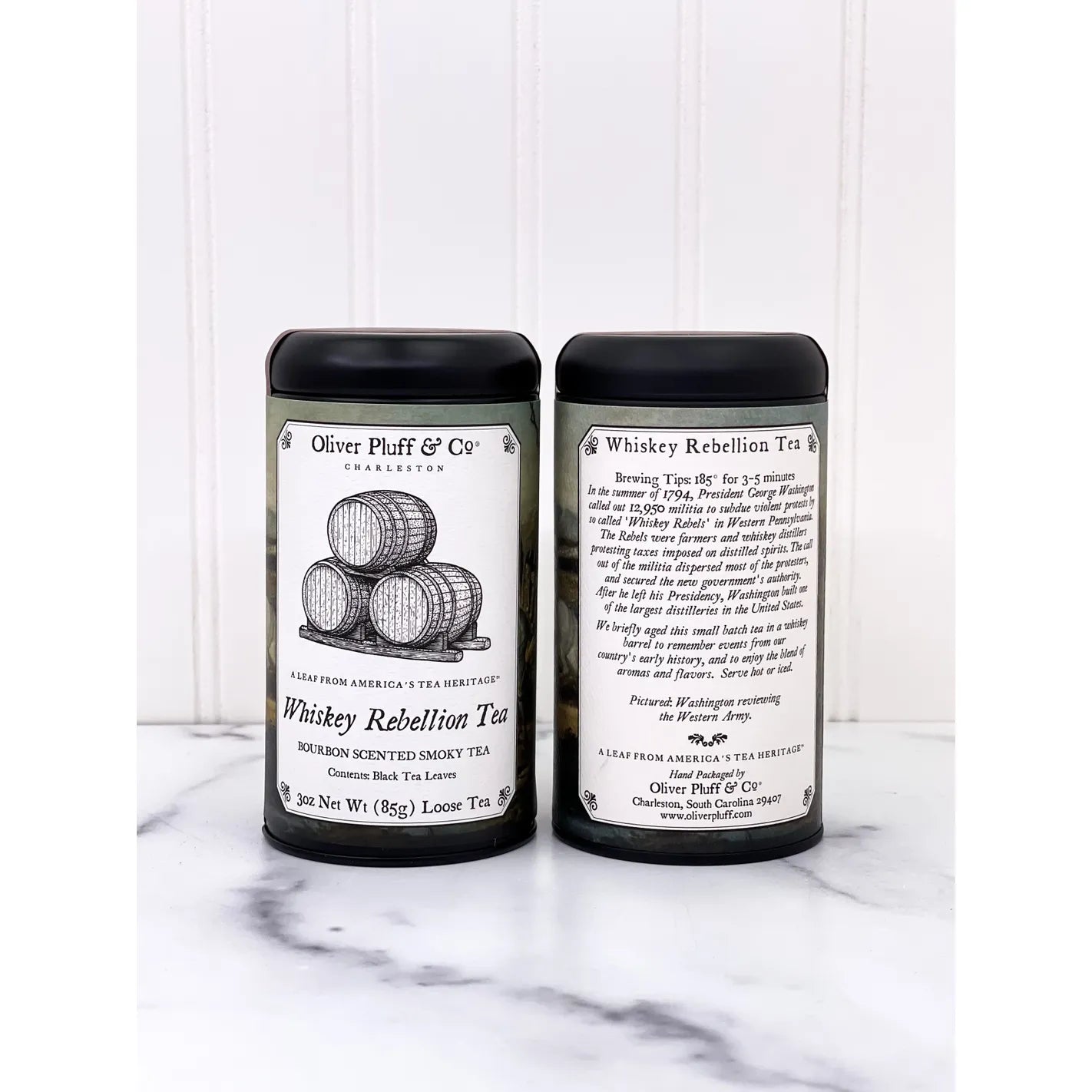 Whiskey Rebellion Commemorative Tea Tin Fine Loose Tea