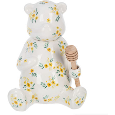 Bear Honey Jar with Dipper