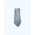 Carolina Blue Silk Woven Ohio Flag Tie