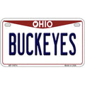 Ohio Buckeyes License Plate 12x6