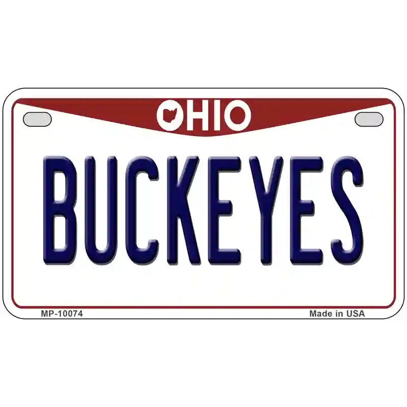Ohio Buckeyes License Plate 12x6