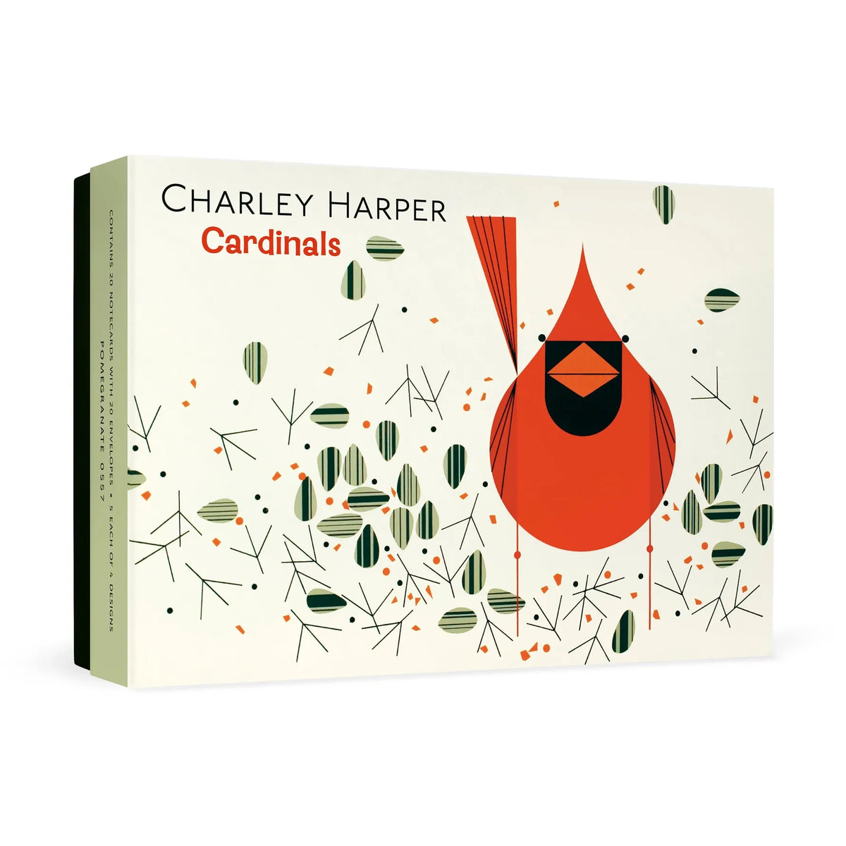 Charley Harper Cardinals Boxed Notecards