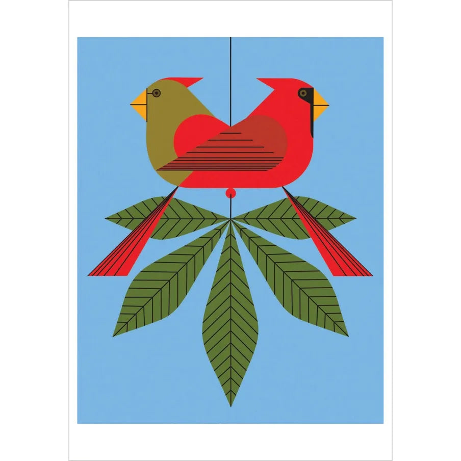 Charley Harper Cardinals Boxed Notecards