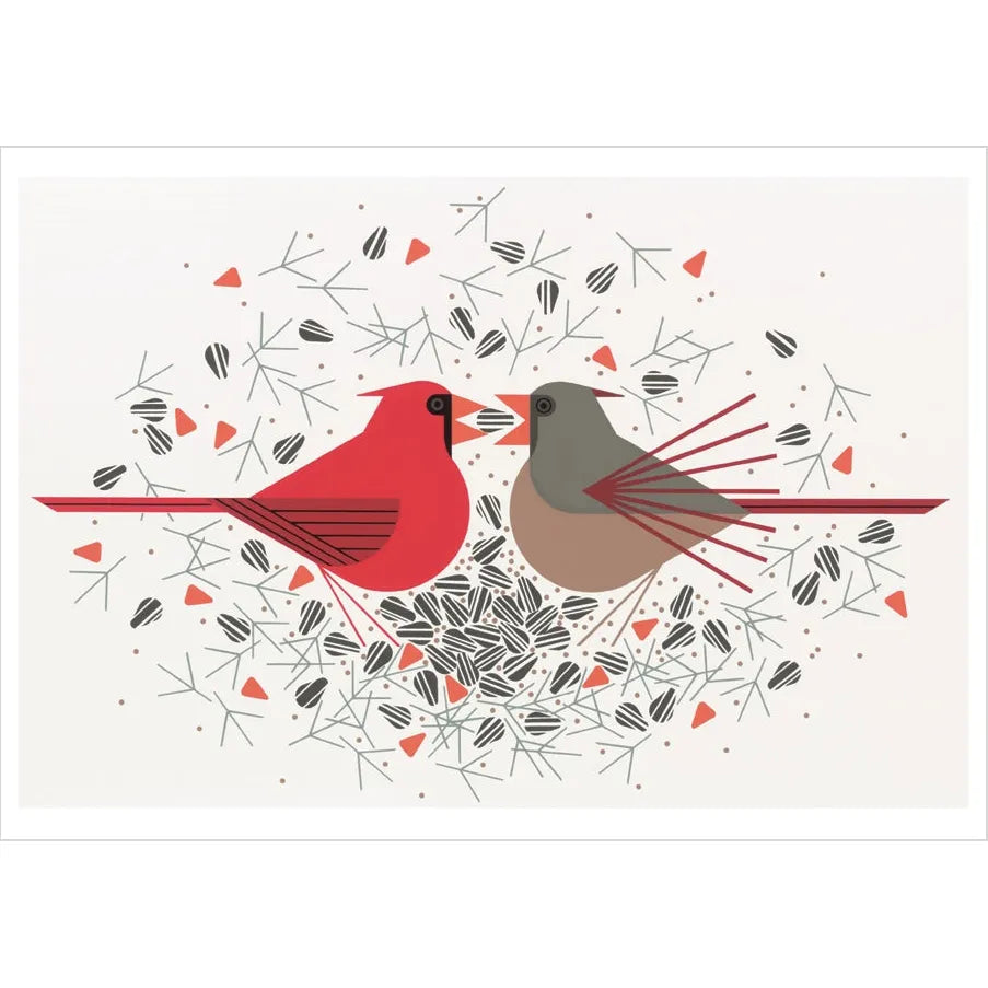 Charley Harper Cardinals Boxed Notecards