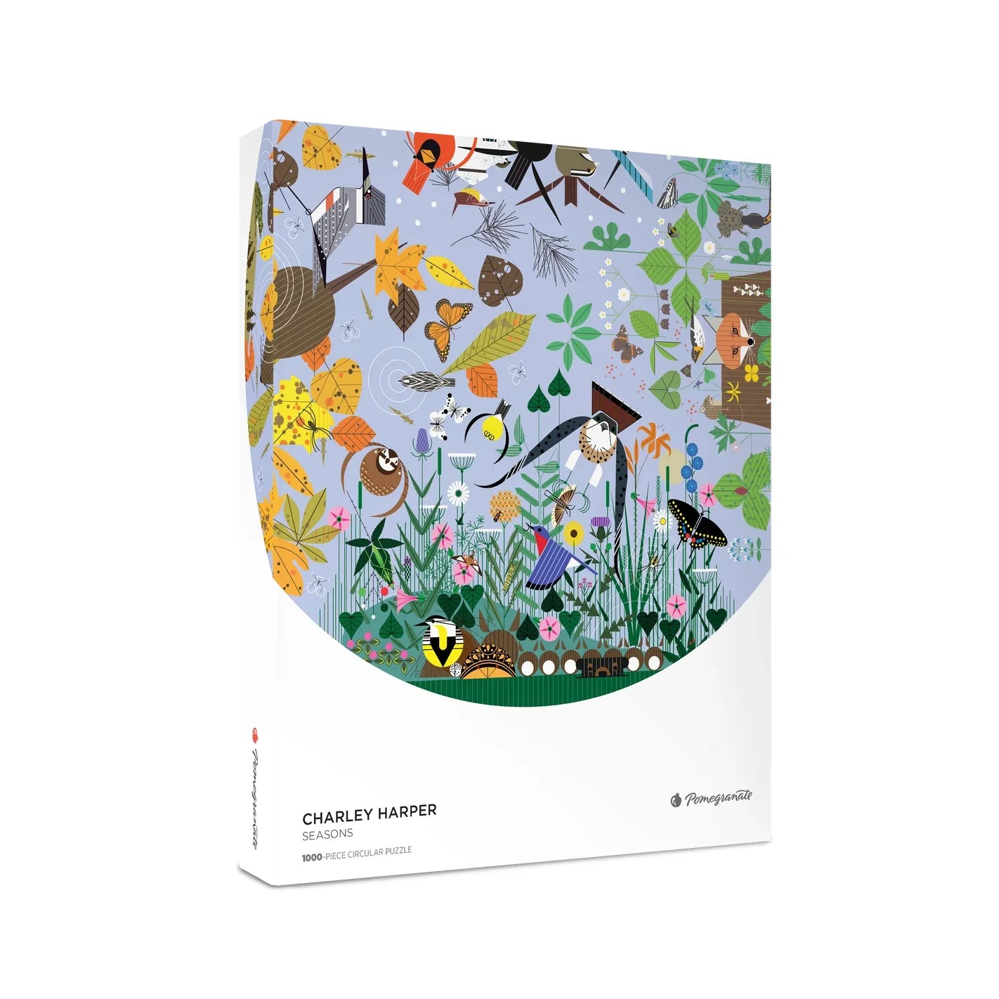 Charley Harper: Seasons 1000 Piece Circular Puzzle
