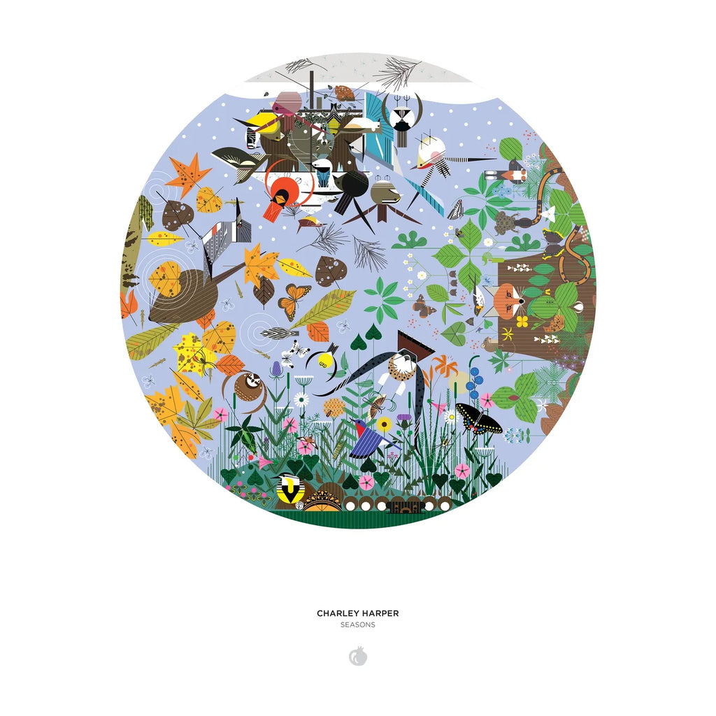 Charley Harper: Seasons 1000 Piece Circular Puzzle