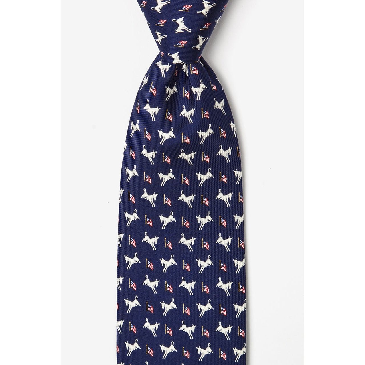 Democrat Donkey Navy Silk