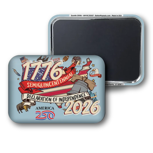 Doodle America 250 Magnet