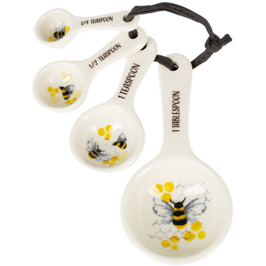 Ceramic Bee Measuring Spoon Set