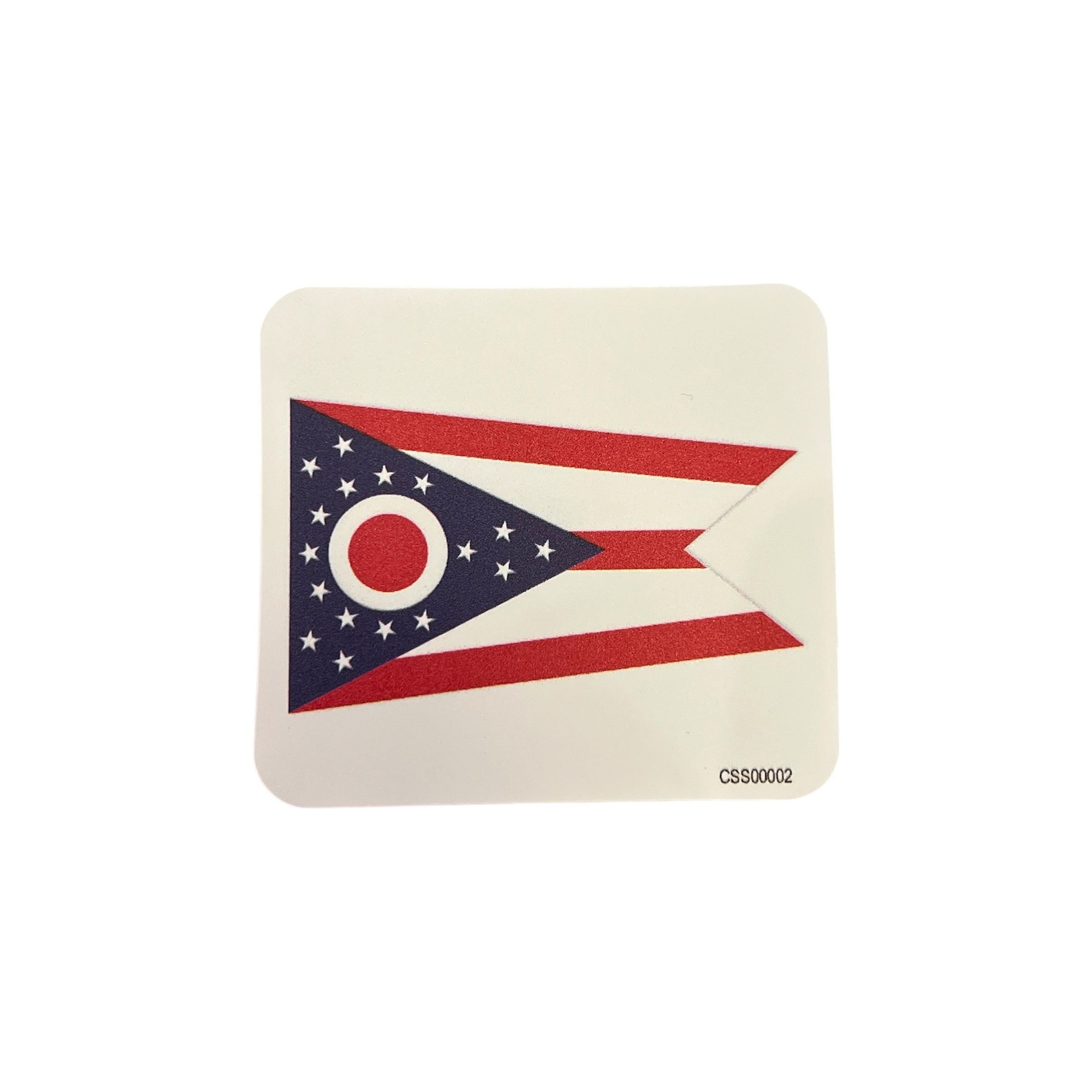 Ohio Flag Vinyl Sticker