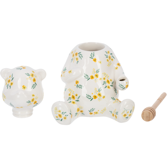 Bear Honey Jar with Dipper