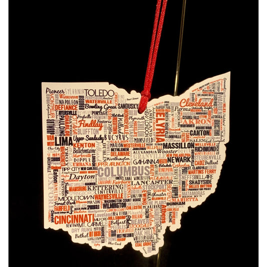 Ohio Cities Ornament