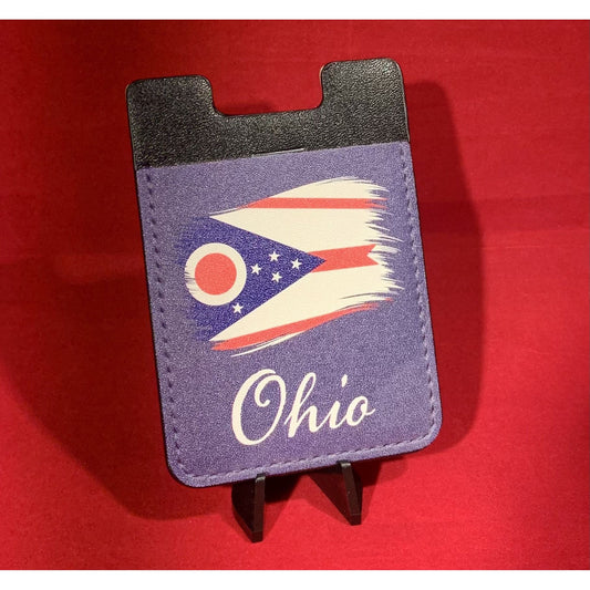 Ohio Flag Phone Pocket Wallet
