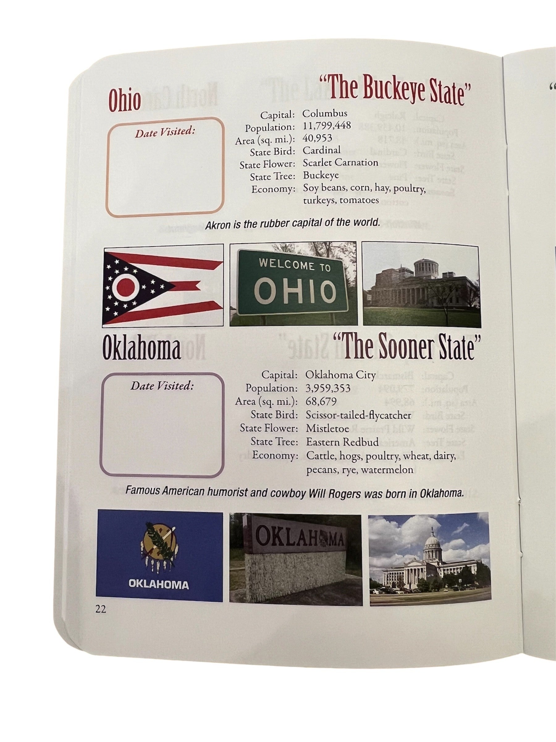 Traveler's Passport Stamp Book