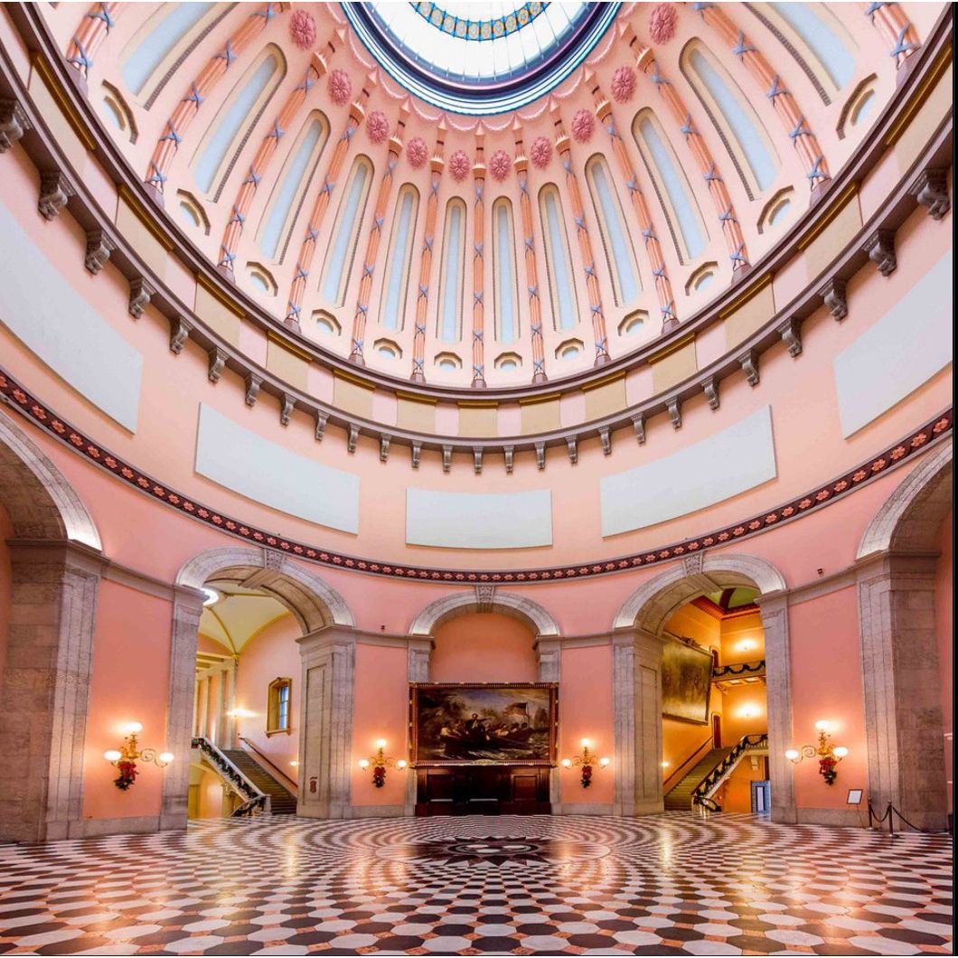 The Statehouse Rotunda Framed Artwork