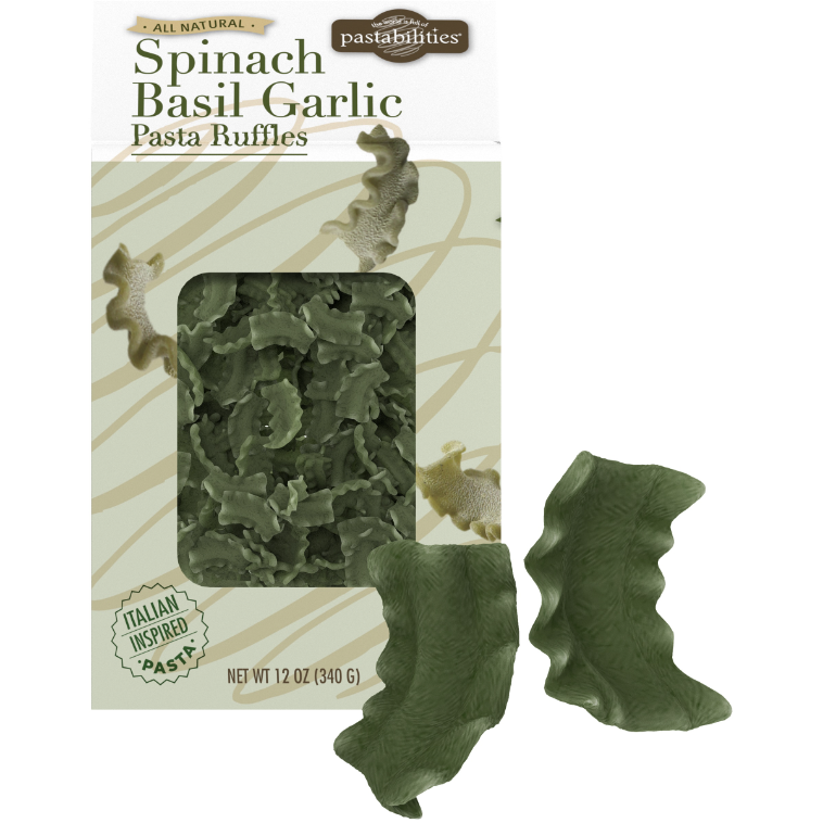Spinach Basil Garlic Ruffles Pasta – Statehouse Museum Shop