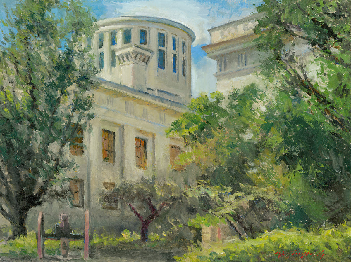 Ohio Statehouse 2026 Framed Oil Painting by Mark Gingerich