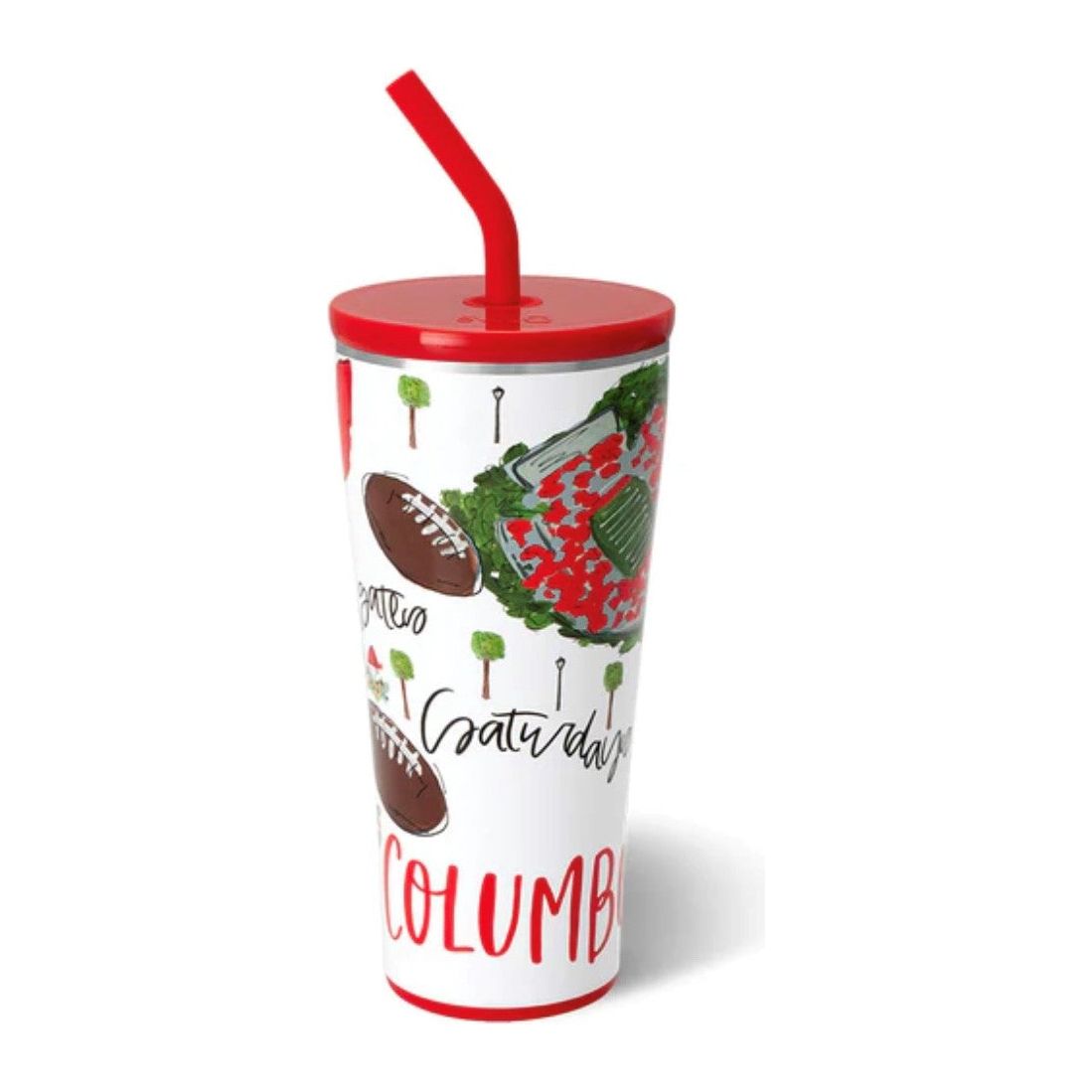 32 oz Saturdays are for Football & Tailgates Tumbler